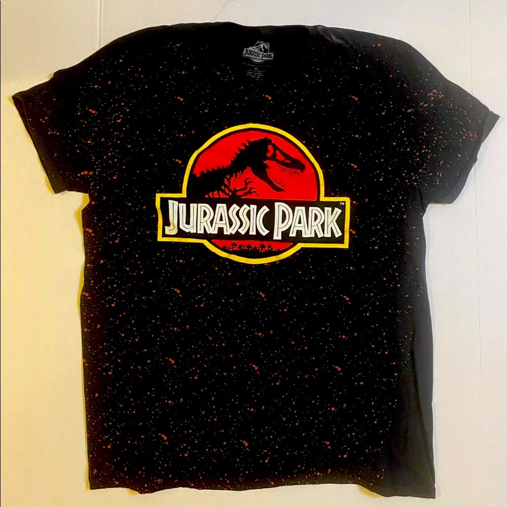 Men’s Jurassic Park Splatter T-Shirt Size XL